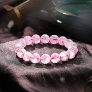 Rose Quartz Sakura Blossom Bracelet